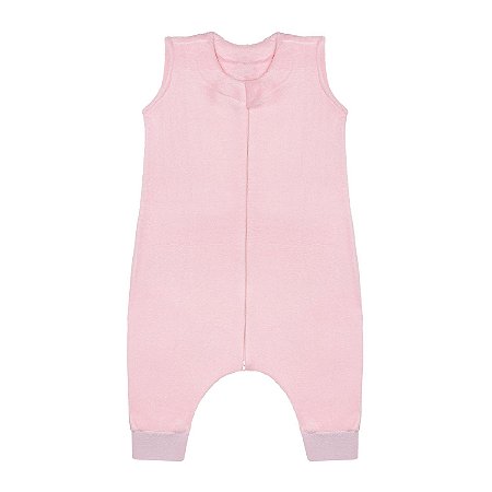 Saco de Dormir Infantil Plush Rosa 1 a 3 anos Pijama Cobertor