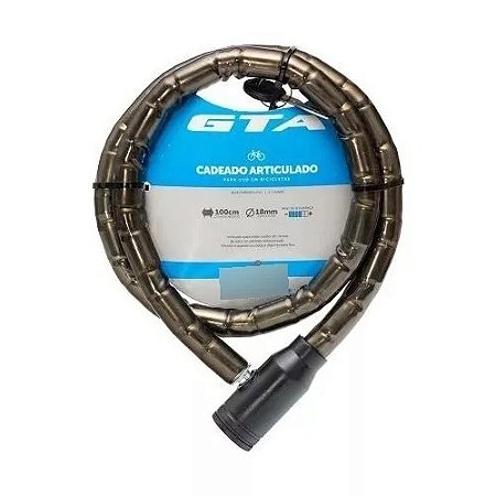 CADEADO 18MM X 1.0M ESPIRAL ARTICULADO FUME 10626