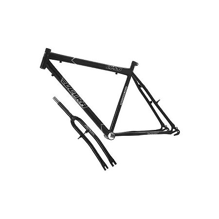 QUADRO + GARFO ARO-26 MASCULINO PRETO CX-2-PCS