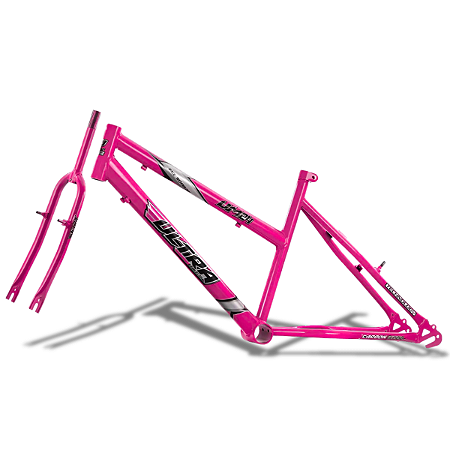 QUADRO + GARFO ARO-24 FEMININO ROSA CX-2 PCS