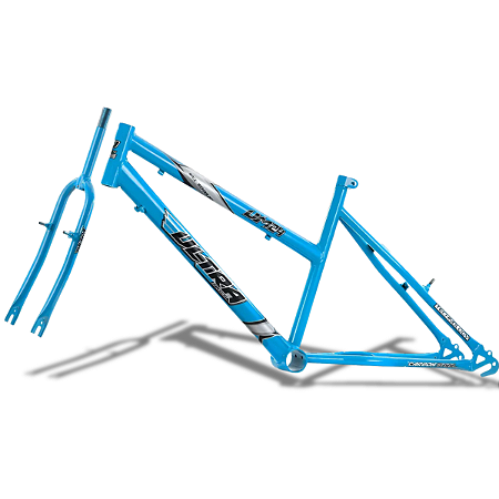 QUADRO + GARFO ARO-24 FEMININO AZUL BEBE CX-2-PCS