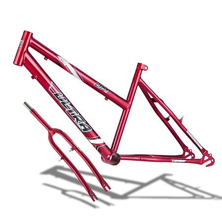 QUADRO + GARFO ARO-20 FEMININO VERMELHO CX-2PCS