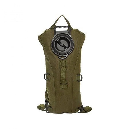 MOCHILA HIDRATACAO 3 LITROS VERDE OLIVA KMS Ciclo Castro Bikes