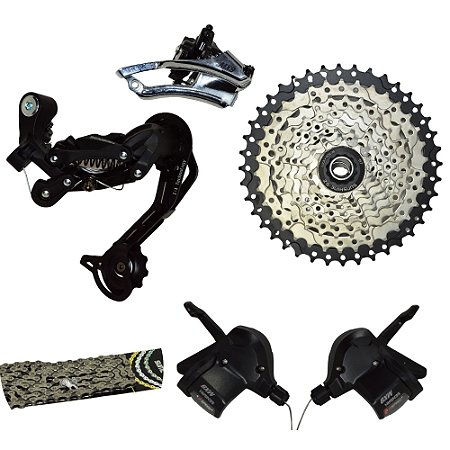 KIT 09-VEL (3X9) ALAV+CAB DIANT/TRAS+CORR+K7 11/40