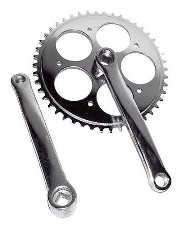 PEDIVELA SINGLE ACO PONTA QUADR. 46D CROMADA