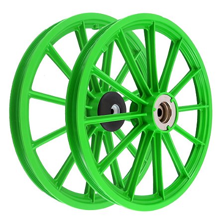 JG. DE RODA NYLON ARO 16 VERDE S/EIXO