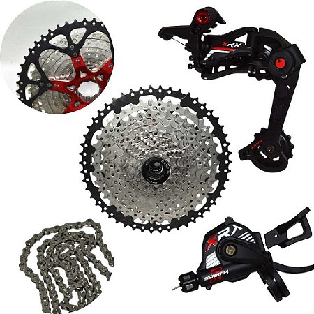 KIT 12-VEL (1X12) ALAV+CB TRA+COR+K7 11/50 SENSAH