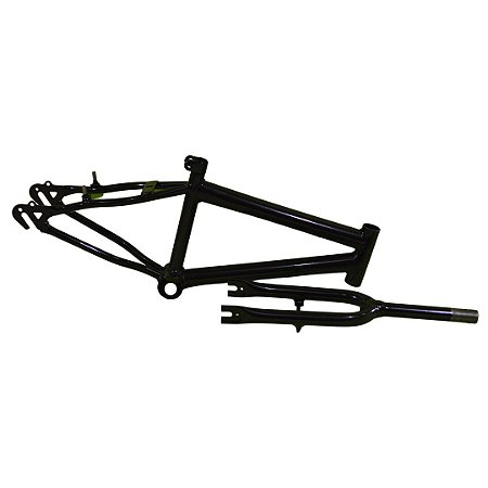 QUADRO + GARFO ARO-16 MASCULINO PRETO CX-2-PCS