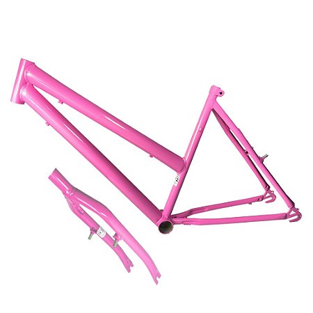 QUADRO + GARFO ARO-16 FEMININO ROSA CX-2-PCS