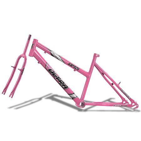 QUADRO + GARFO ARO-24 FEMININO ROSA BEBE CX-2-PCS