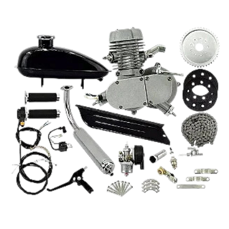 MOTOR P/BICICLETA 49-CC A GASOLINA+OLEO 2-TEMPOS COMPLETO