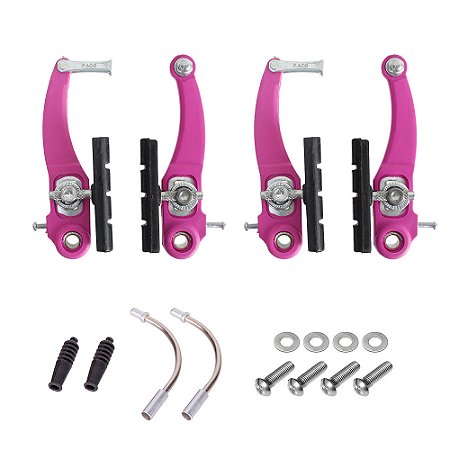 JG. FREIO V.BRAKE NYLON PINO ROSA 10713