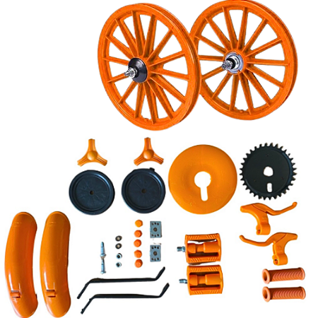 KIT MONT ARO-16 MASC LARANJA RODA+ENGR COMPLETO