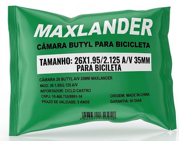 CAMARA 26 MAXLANDER VALV. AMERICANA