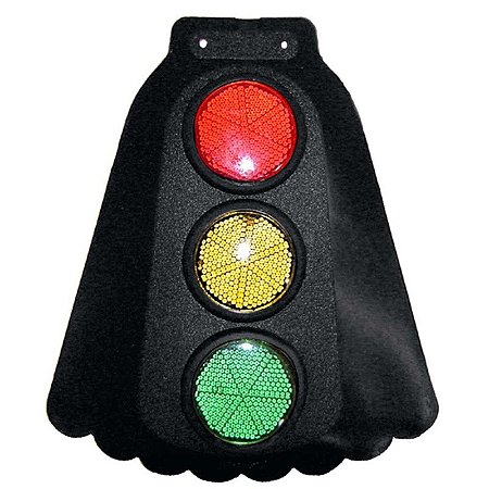 APARABARRO 3 REFLETORES PRETO - PCT -10 PÇS