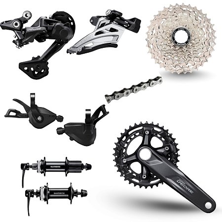 GRUPO 20-VEL. DEOREC-T/D+ALAV+K7HG50/CB/PE DE VEL