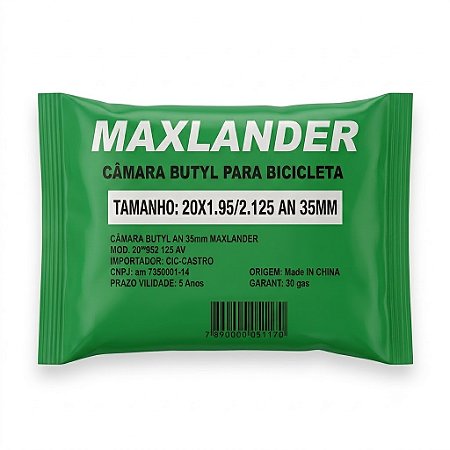 CAMARA 20 MAXLANDER VALV. AMERICANA A/V