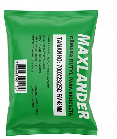 CAMARA 700 X 23/25C F/V VALV. PRESTA 48-MM