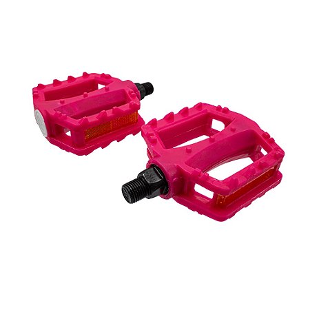 PEDAL MIRIM SUECO PLAT NYLON ROSA S/ESFERA