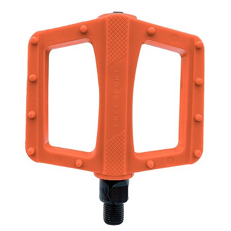 PEDAL PLATAFORMA SUECO FREE LARANJA NYLON S/ESFERA