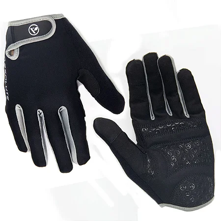 LUVA ABSOLUTE OUTFIT NERO DEDO FECH PT/CNZ TAM-G