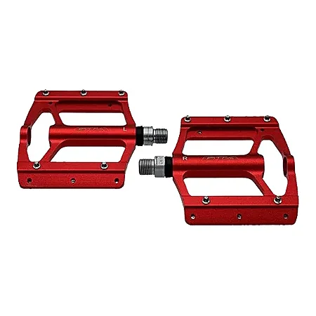 PEDAL 9/16 PLATAF ALUM VERMELHO CR-MO DU+ROL 11031