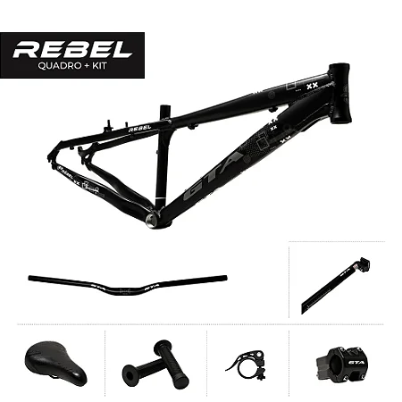 QUADRO 26 ALUM. FREERIDE REBEL PTO GUI+MES+CAN+MAN+SELI+ABRC