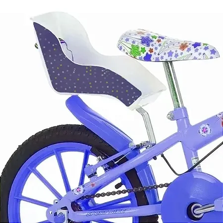 CADEIRINHA DE BONECA ARO 16/20 ROXO ESTRELINHAS