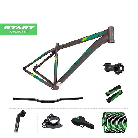 QUADRO 29 START TM-21 CINZA/VRD KIT COMP+MANOPL+SELI