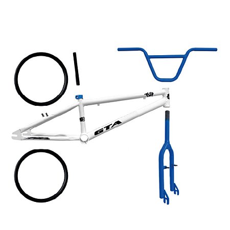 KIT BMX GTA 20 CX 2-KITS ACO. BCO/AZL ESC -QUADRO+GRF+ARO+GUI+CAN-ABR