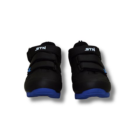 SAPATILHA MTB 3 VELCROS STN RACING 43-BR PTO/CIANO