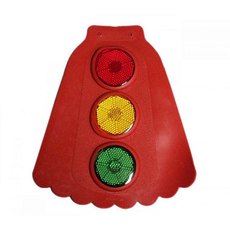 APARABARRO 3 REFLETORES VERMELHO - PCT-10 PÇS