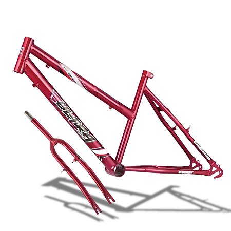 QUADRO + GARFO ARO-24 FEMININO VERMELHO CX-2-PCS