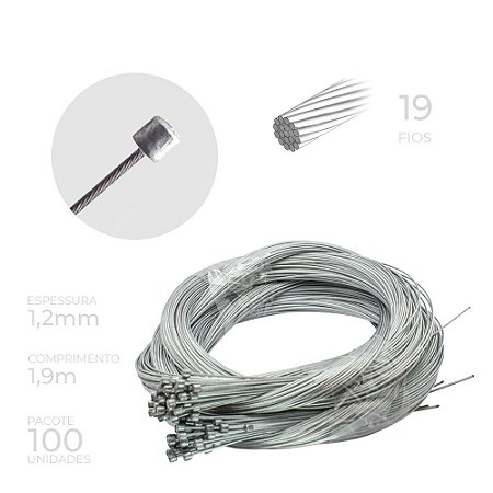 CABO DE CAMBIO 100PCS 19 FIOS 9138