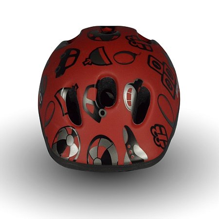 CAPACETE INFANTIL BABY C/APOIO NUCA VERM DESENHOS