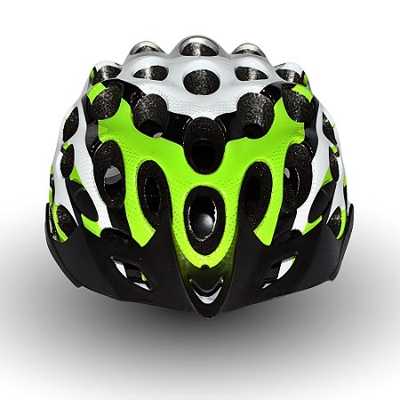 CAPACETE MTB MOD CATLIKE BCO/PTO/VRD FSC T-M