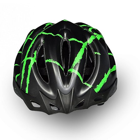 CAPACETE MTB RSC PODIUM VISE+REG PTO/VERD