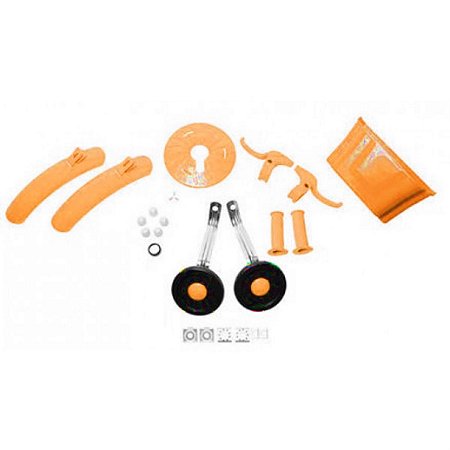 KIT MONT. P/BIC. ARO-16 MASC LARANJA S/RODA