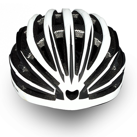 CAPACETE MTB/SPEED BCO/PTO FSC TAM-M S/VISEIRA