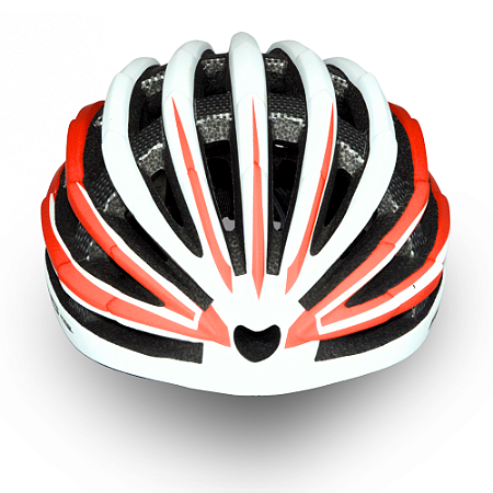 CAPACETE MTB/SPEED BCO/VERM FSC TAM-M S/VISEIRA