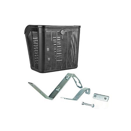 CESTA ARO-26 PLASTICO P/ GUIDAO MTB PRETA