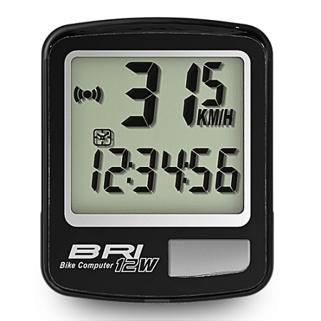 CICLO COMPUTER 12W PRETO S/FIO 12-FUNCOES