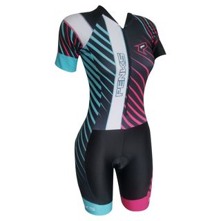 MACAQUINHO CICLISMO STYLE PTO/AZUL/ROS - TAM-M