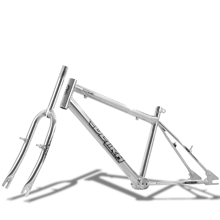 QUADRO + GARFO ARO-20 MASC. CROMADO CX-2PCS