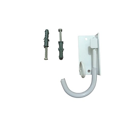 SUPORTE P/PAREDE RACK PENDURAR BICICLETA BRANCO