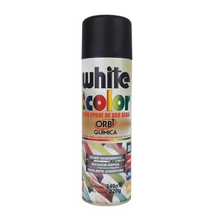 TINTA AEROSOL PRETO BRILHANTE