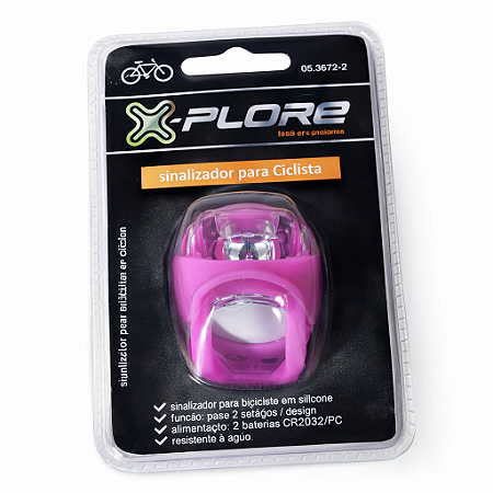 VISTA LIGHT SILICONE 1 PC 2 LED ROSA SG-267-2