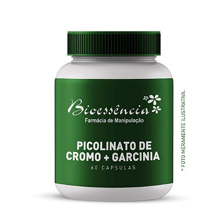 Picolinato de Cromo + Garcinia 60 Capsulas