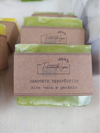 SABONETE TERAPEUTICO COLD PROCESS -ALOE VERA E GERÂNIO