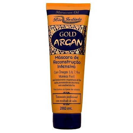 Máscara de Reconstrução Intensiva Gold Argan